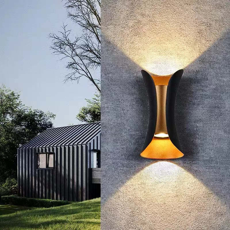 Arcora Curve Udendørs Væglampe Med LED IP65 Fastmonteret