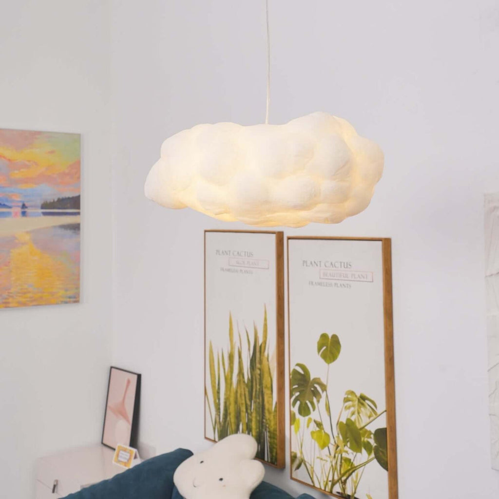 DreamGlow – Skyformet Pendellampe for Blødt Diffust Lys