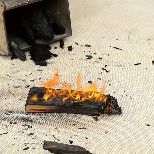 Brandsikker måtte - beskyttelse til BBQ og bålplads - sikker og holdbar