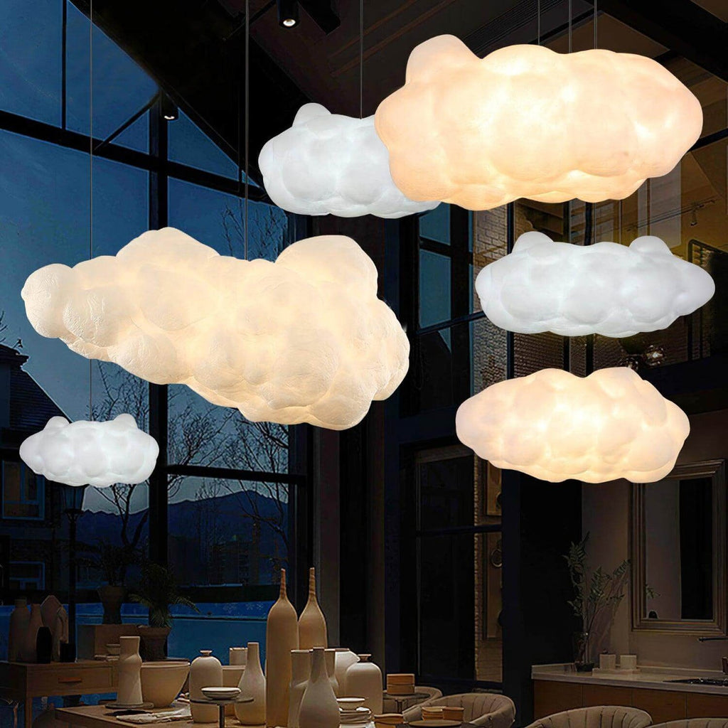 DreamGlow – Skyformet Pendellampe for Blødt Diffust Lys