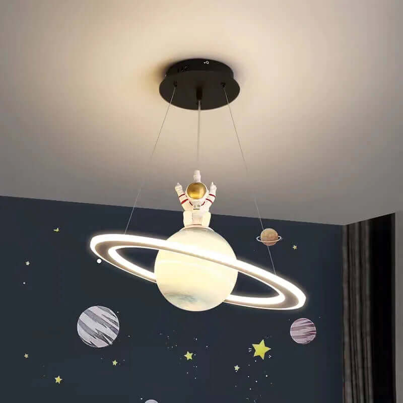 Børns LED Pendelampe i Planet Stil – Magisk Atmosfære