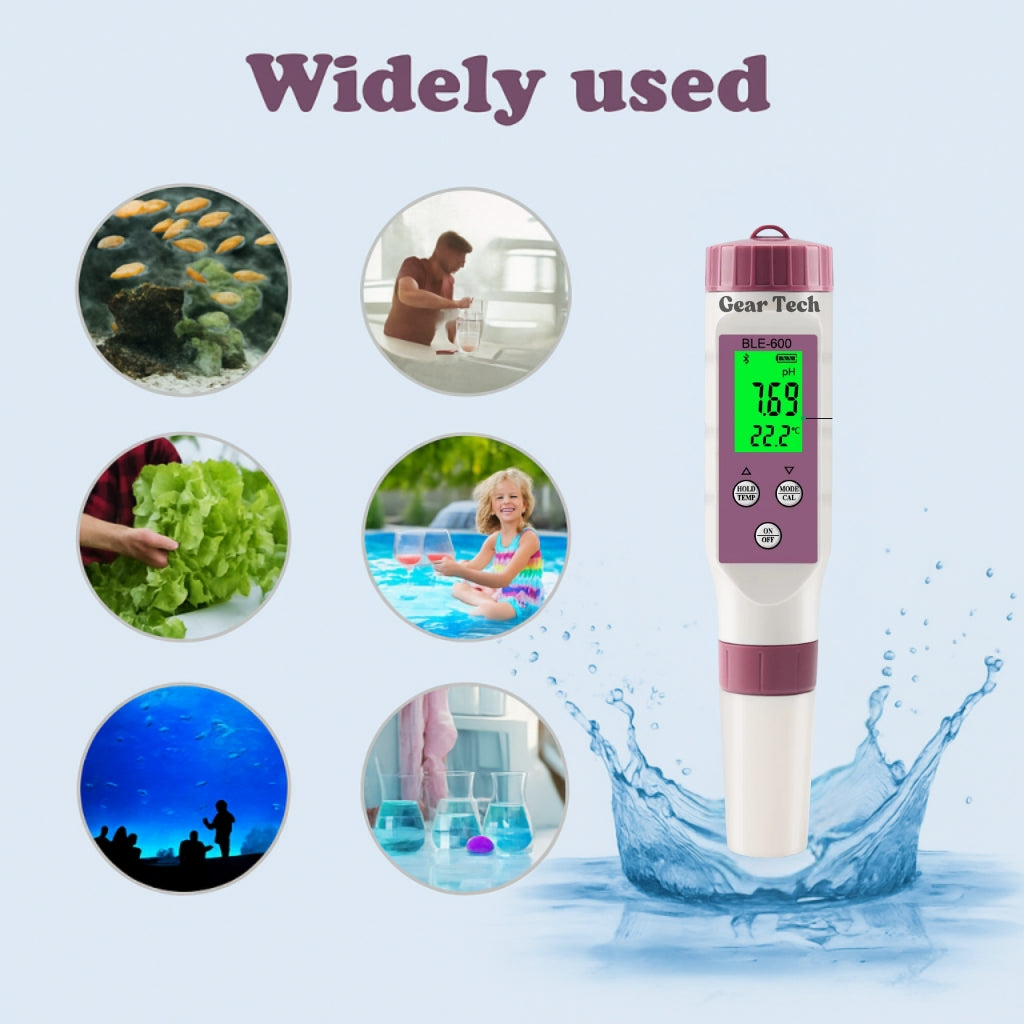 AquaSense 7 Parameter Digital Pool Tester Til pH Og Klor