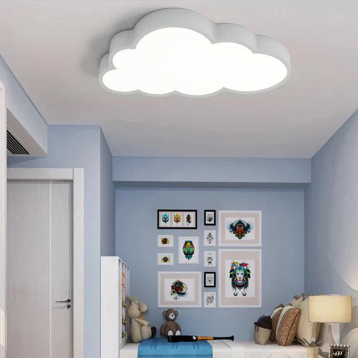 LumiCloud – LED Børneværelse Loftlampe Sky-design – Varmhvid