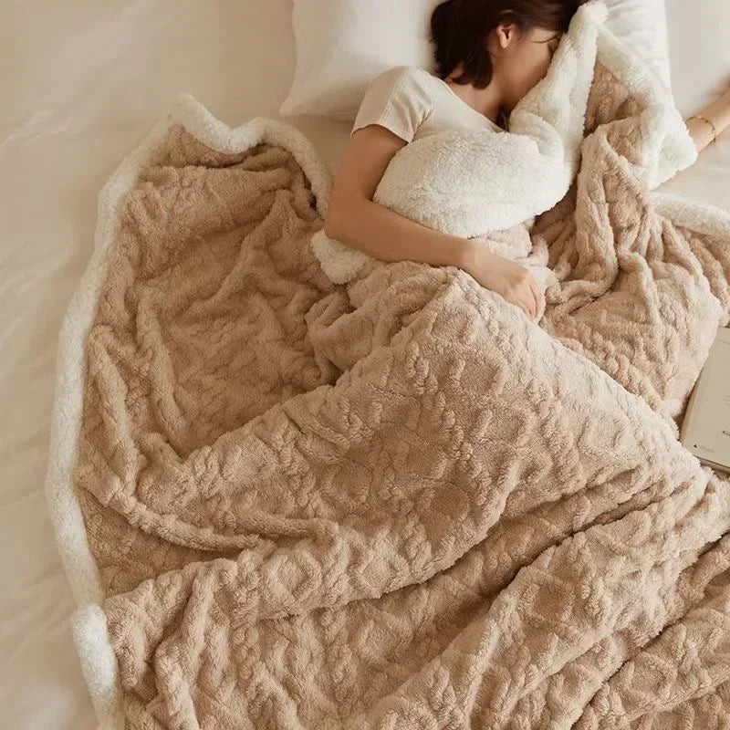 Vintertæppe Ekstra Blødt | Hygge Tæppe Til Sofa Og Seng