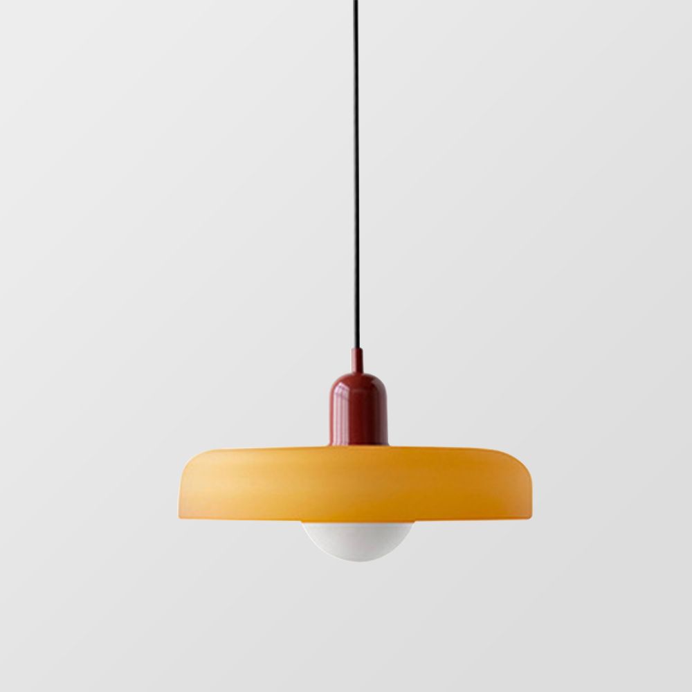 Bauhaus Aurelo Farvet Glas Pendelampe Til Spisestuer
