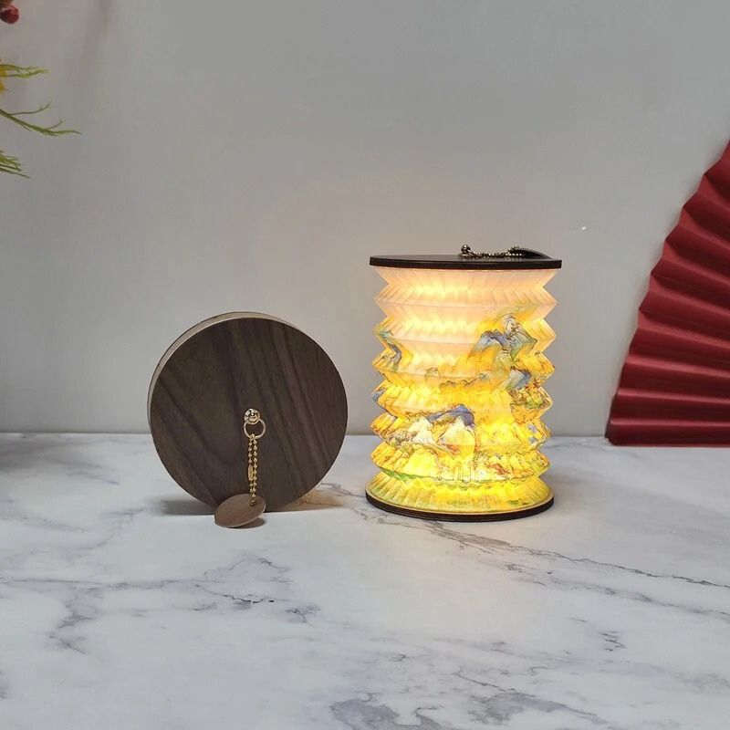 Sammenklappelig Bordlampe - Touch Dæmpbar LED