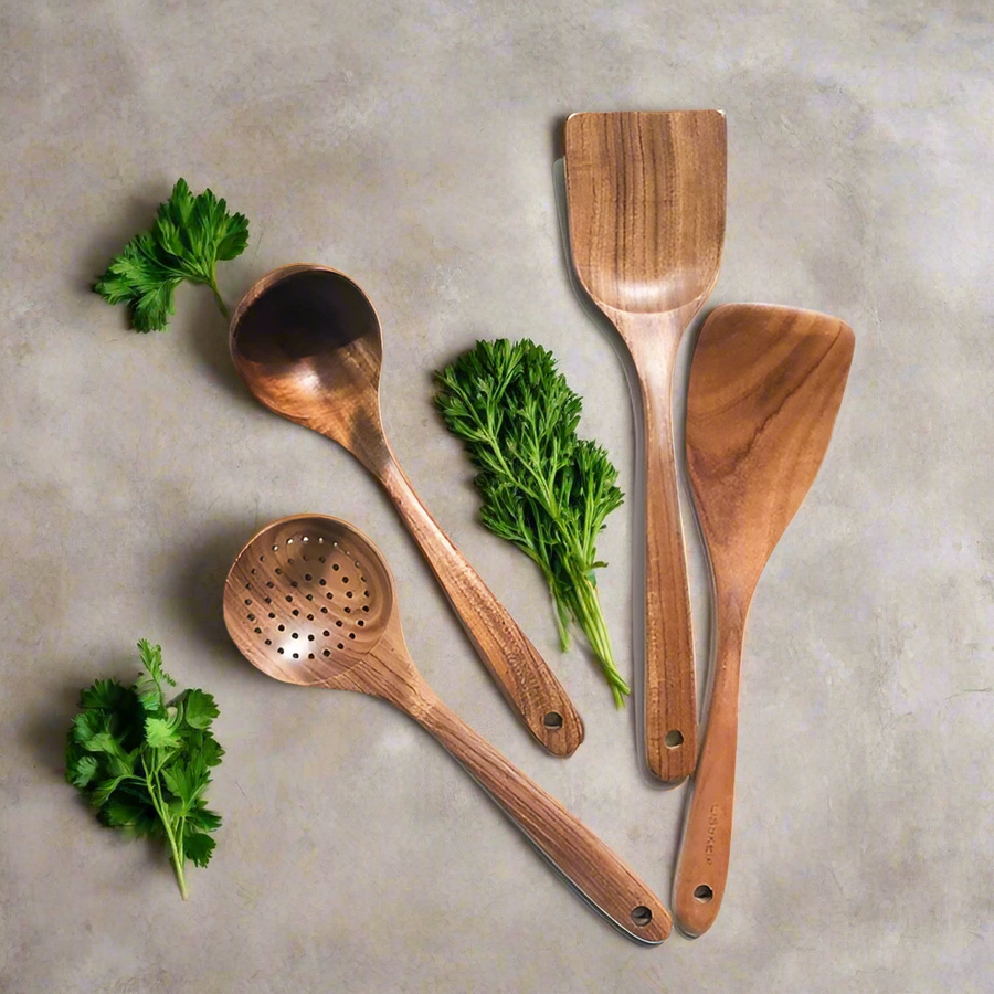 EcoSpoon - Elegant og Alsidigt Redskabssæt Til at Løfte Din Madlavning