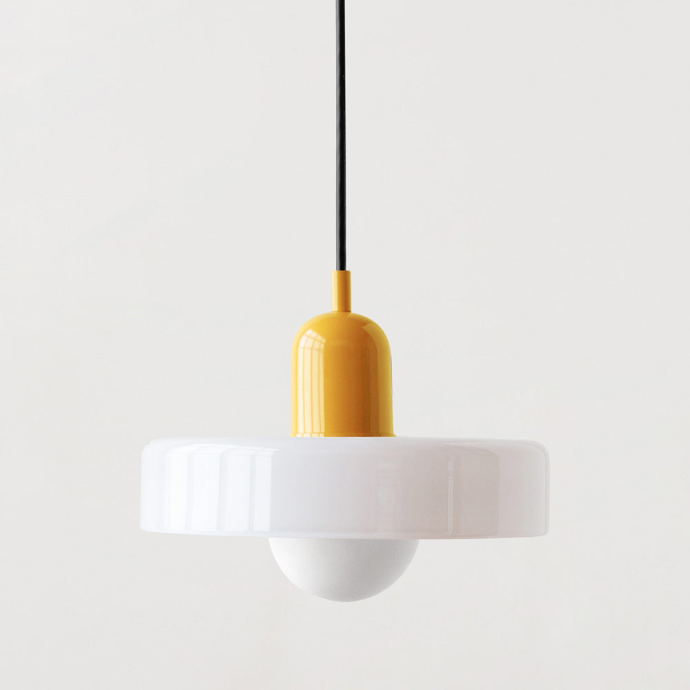 Bauhaus Aurelo Farvet Glas Pendellampe Til Spisestuer