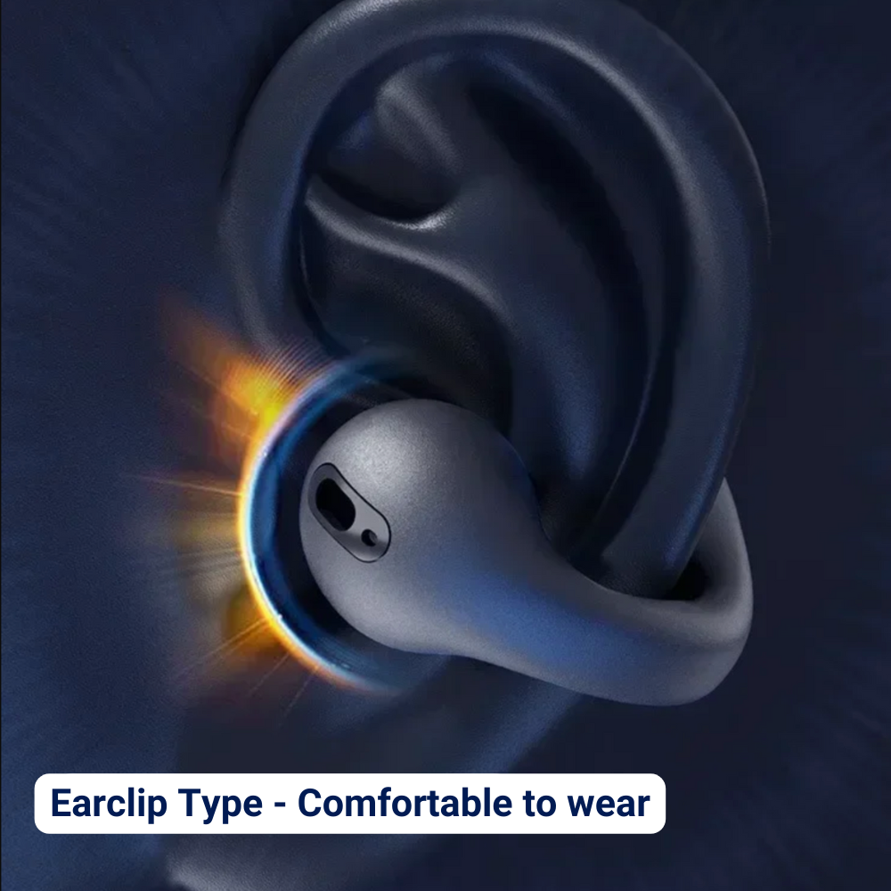 VeloWave Øretelefoner Bluetooth 5.3 Og IPX5 Svedafvisende Bone Conduction