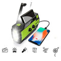 Multifunktionel solradio med powerbank 4000 mAh