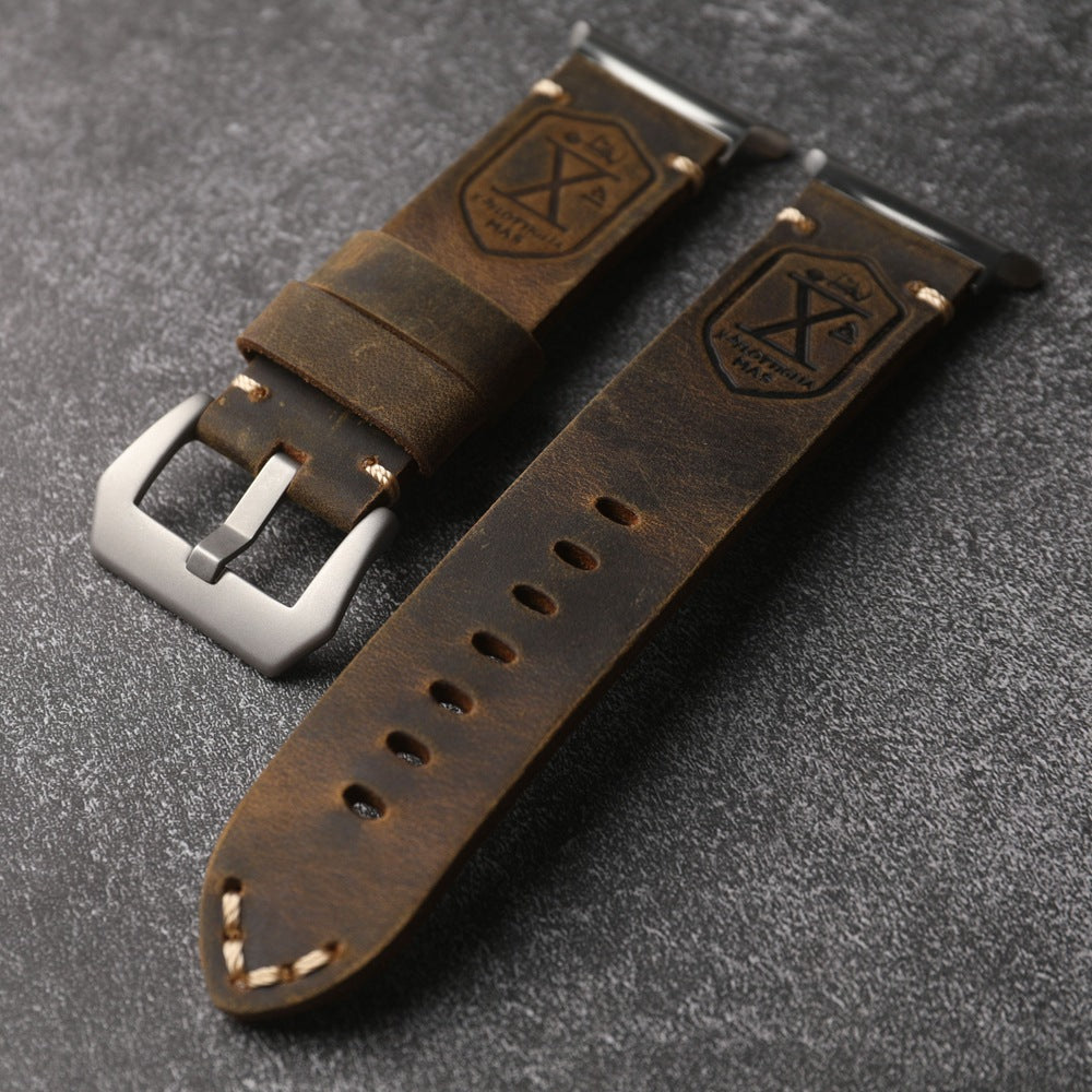 Ardentora Læderrem Med Vintage Look Til Samsung Watch Ultra