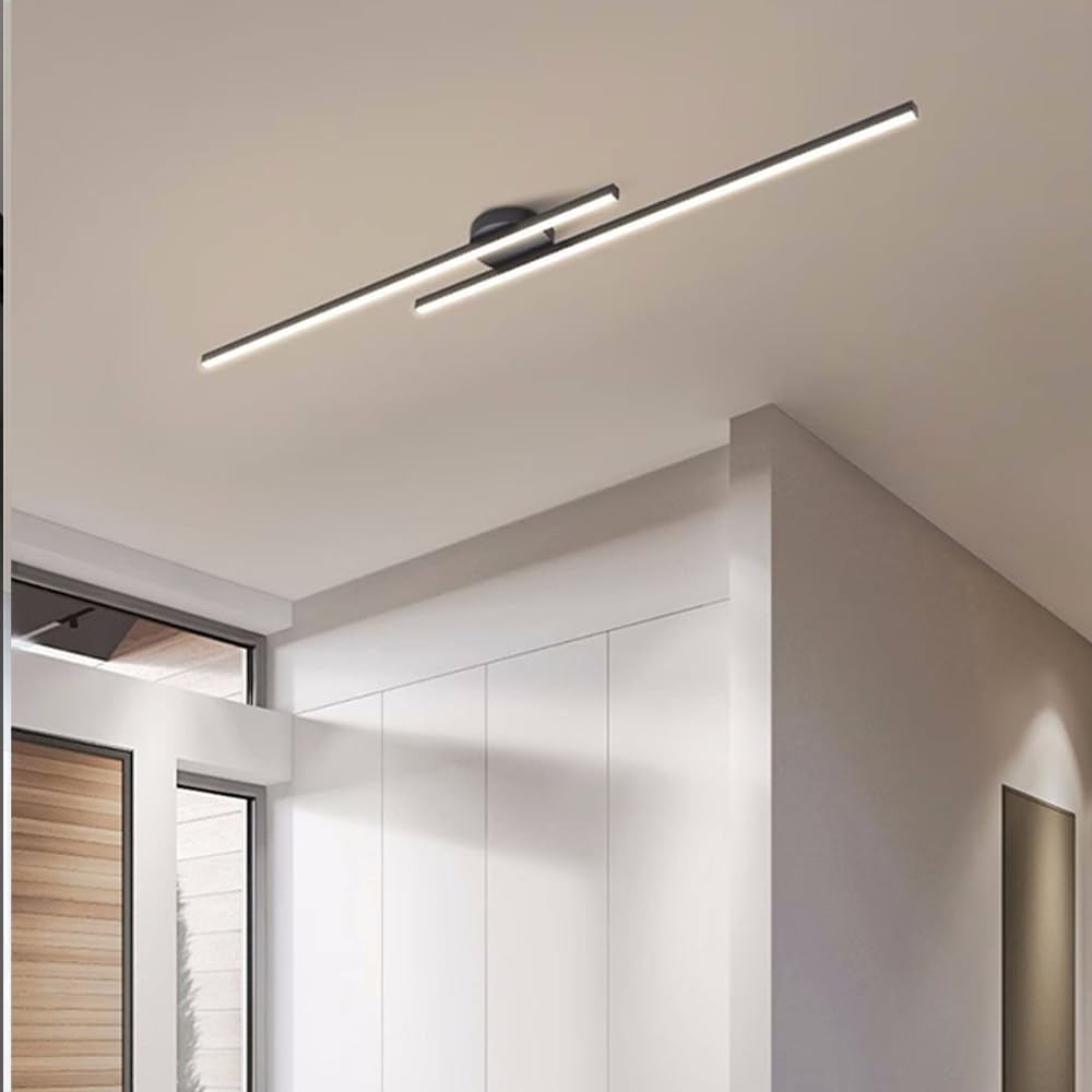 Minimalistisk Aluminium LED Loftlampe Fra LumenVale Til Stuer Design