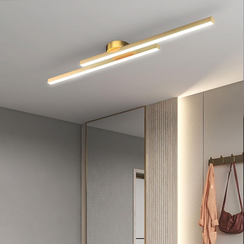 Minimalistisk Aluminium LED Loftlampe Fra LumenVale Til Stuer Design