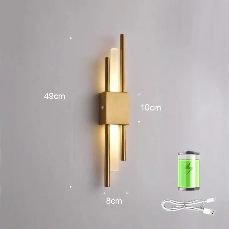 AstraBeam Genopladelig LED Væglampe Trådløs Væglampe