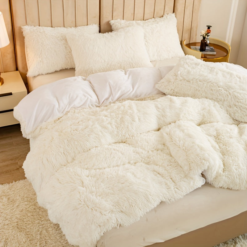 Velora Plush Sengetøjssæt Leverer Luksuriøs Komfort Til Et Hygge Hjem