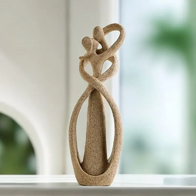 Tidøs, elegant og symbolsk kærlighedsskulptur