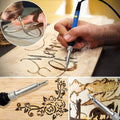 Træbrændingssæt | Justerbar Temperatur & 28 Spidser | Kreativ Hobby