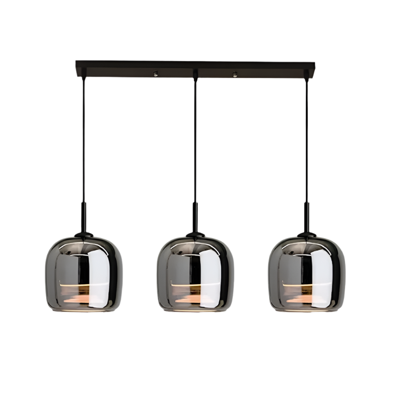 Arden Nordic Pendelampe Med Røget Glas Til Køkkenøer Og Spisestuer