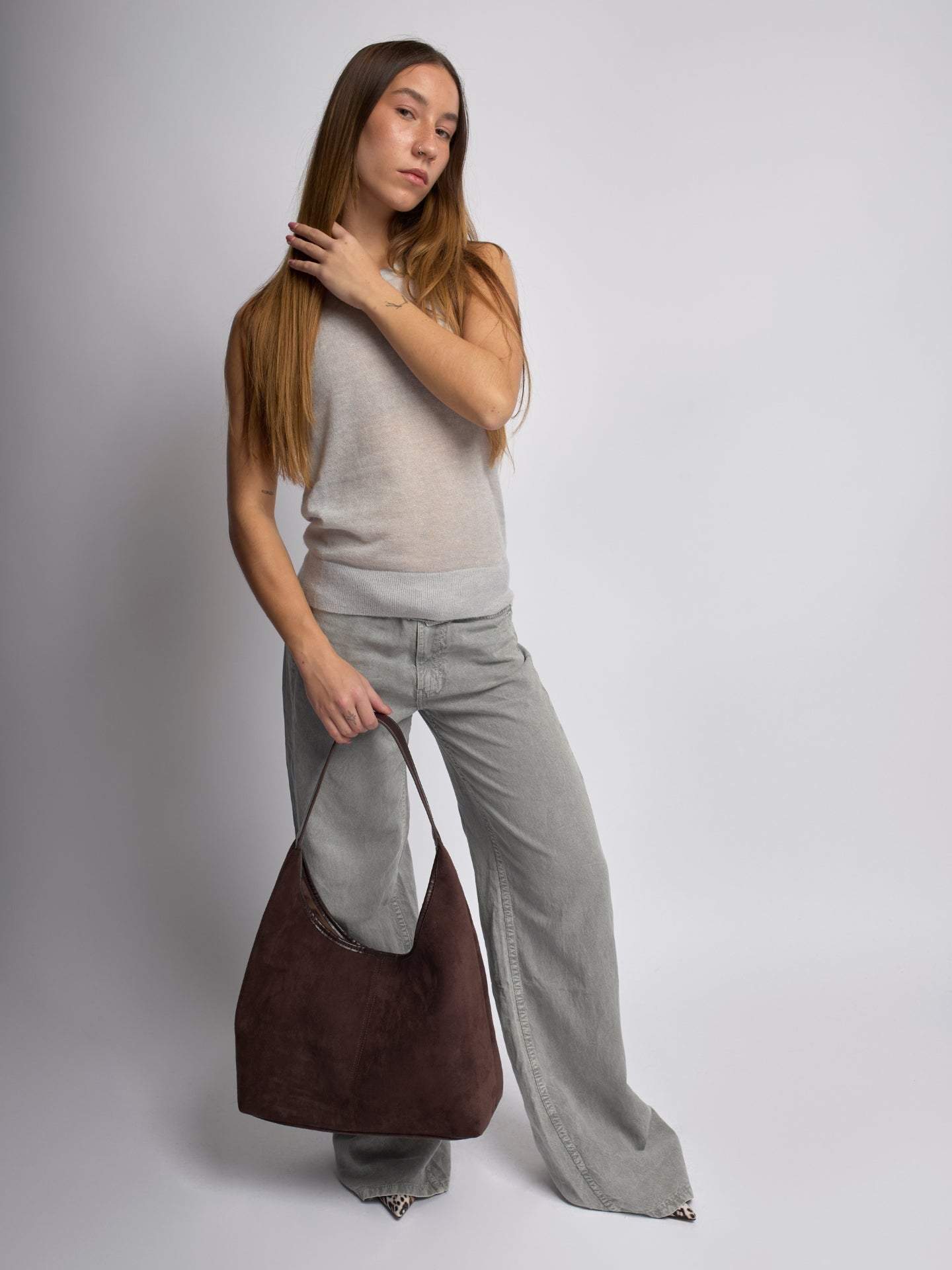 Suede Shoulder Bag™ – Skuldertaske