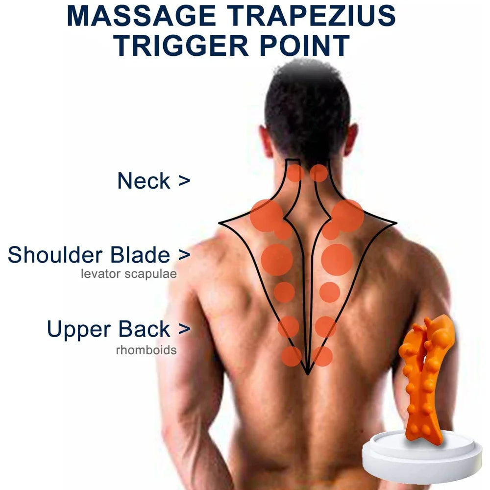 RelieveEase - Massageredskab til lindring af nakke- og skuldersmerter