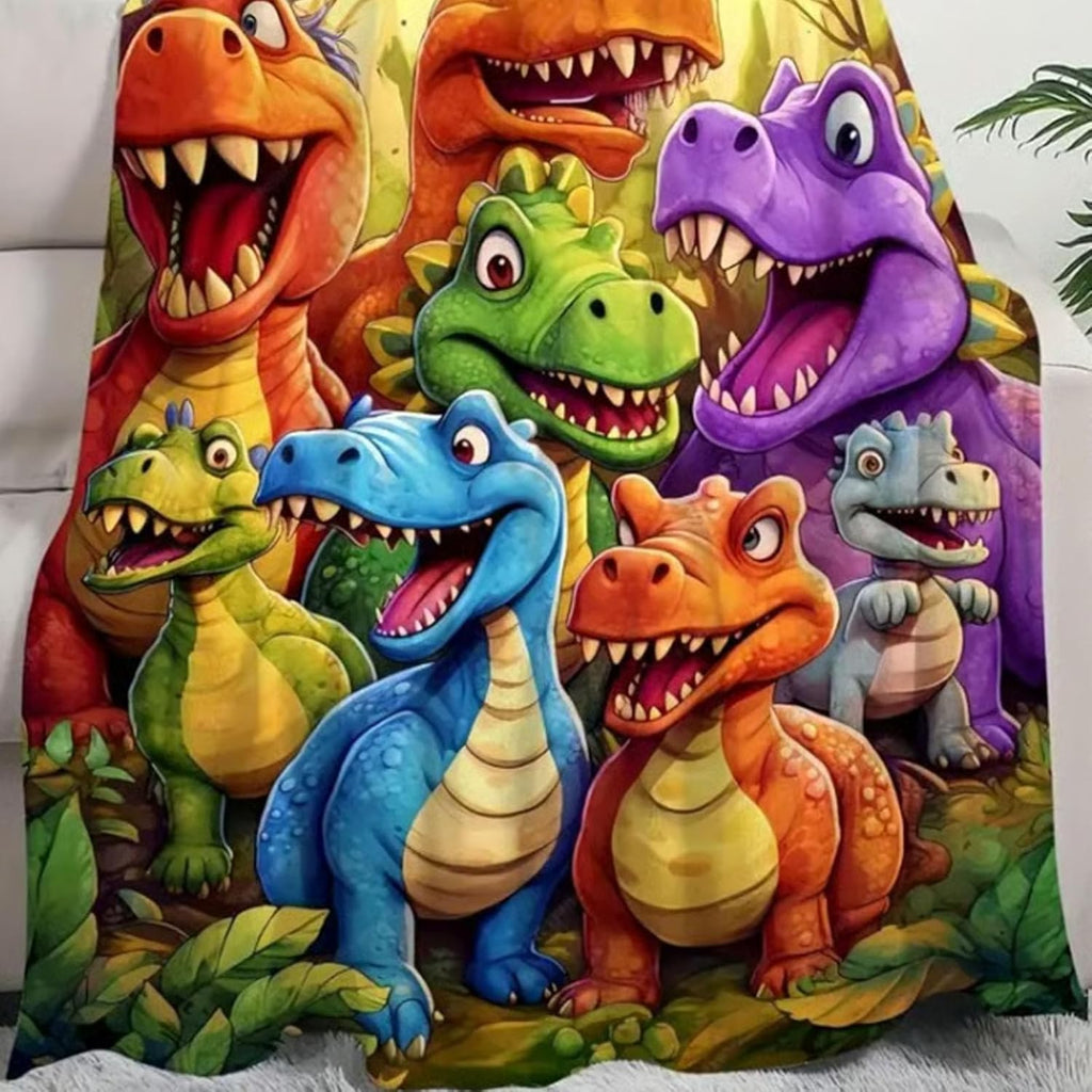 DinoBlanket™ – Hyggelig Dinosaur tæppe