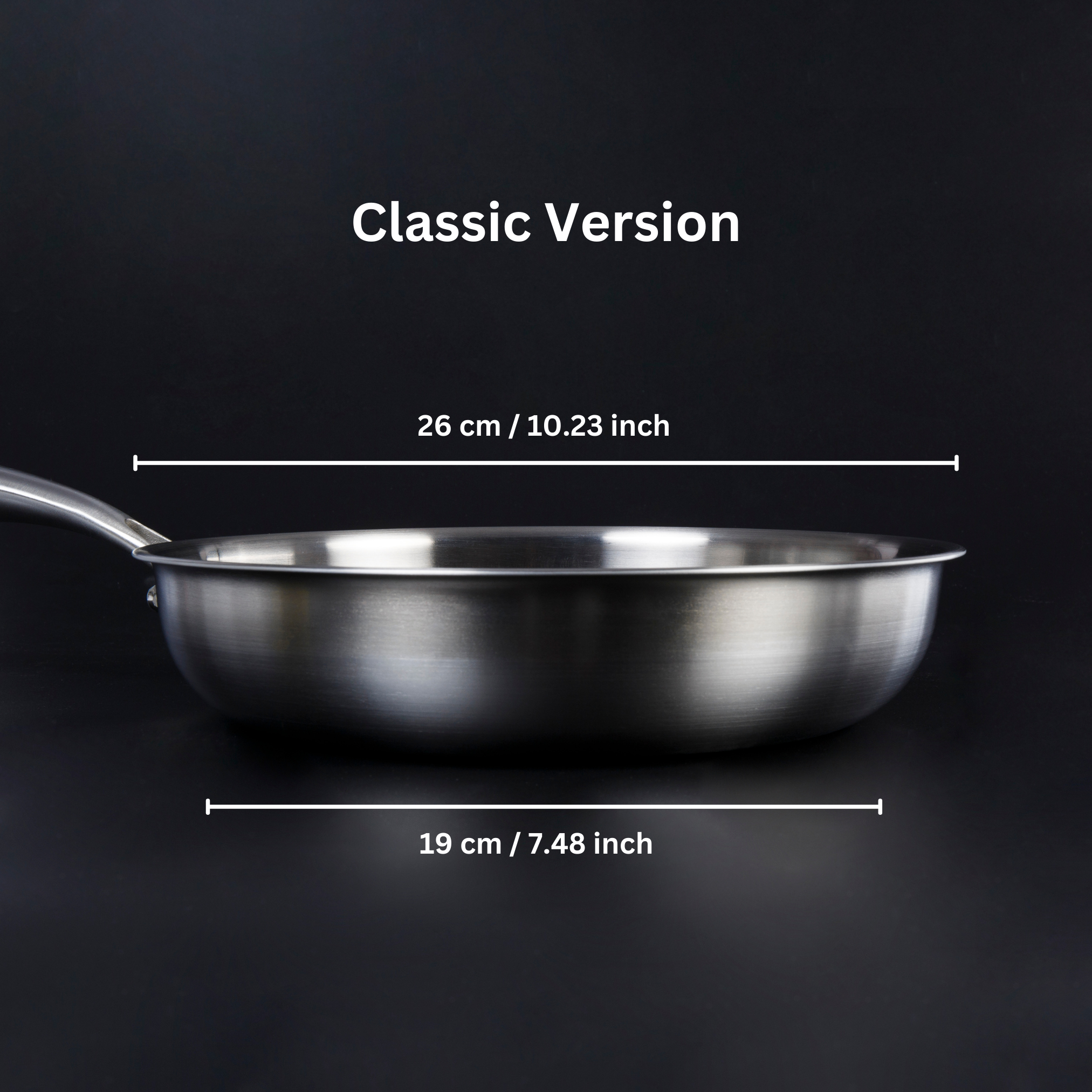NovaTi Non-Coating Stegepande med Titanium Inderside Nonstick