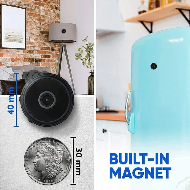 Mini trådløst magnetisk kamera med lyd- og videodirektestrøm