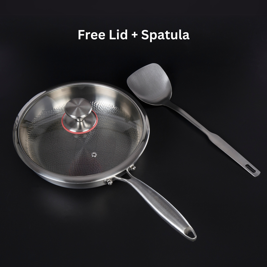 NovaTi Non-Coating Stegepande med Titanium Inderside Nonstick