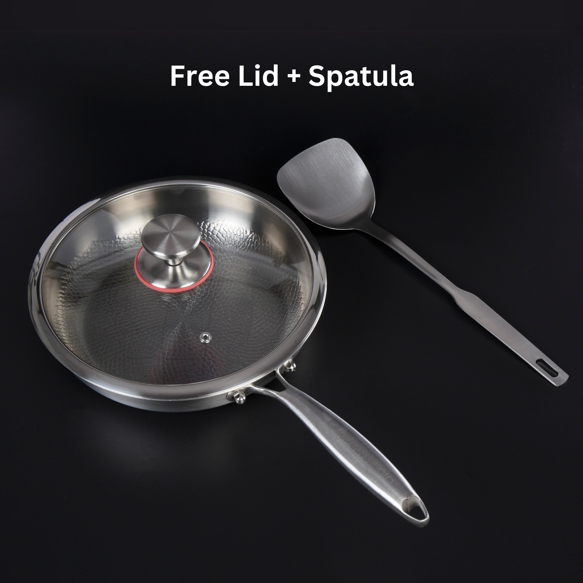 NovaTi Non-Coating Stegepande med Titanium Inderside Nonstick