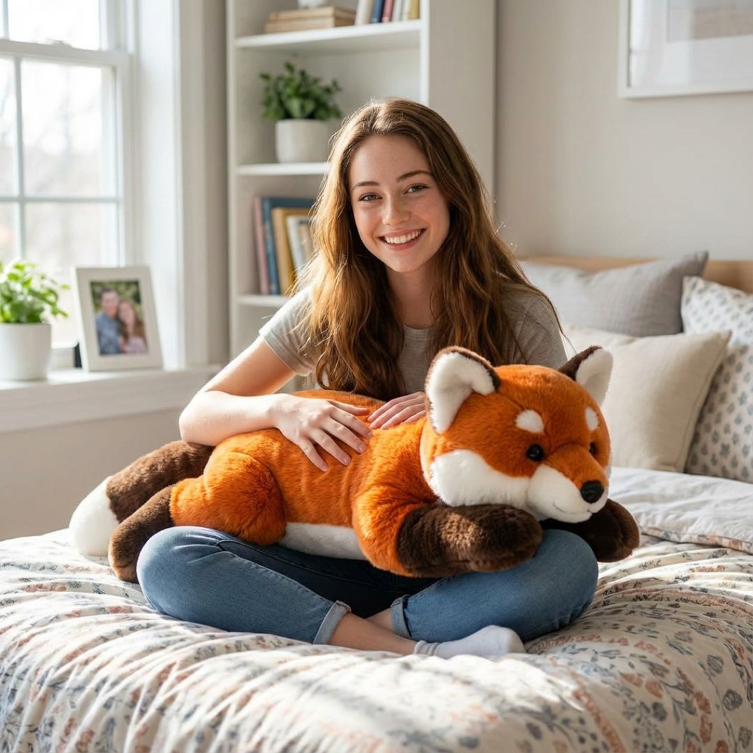 Blød dyrekrammelegetøj med lang form til komfort og afslapning