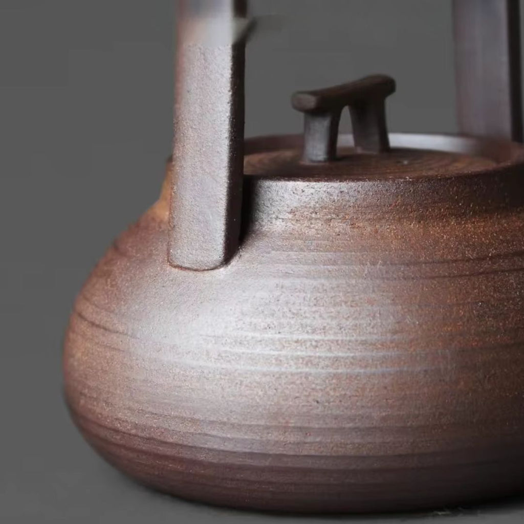 Keramisk Teapot med Varmere til Afslappende Te-Øjeblikke derhjemme