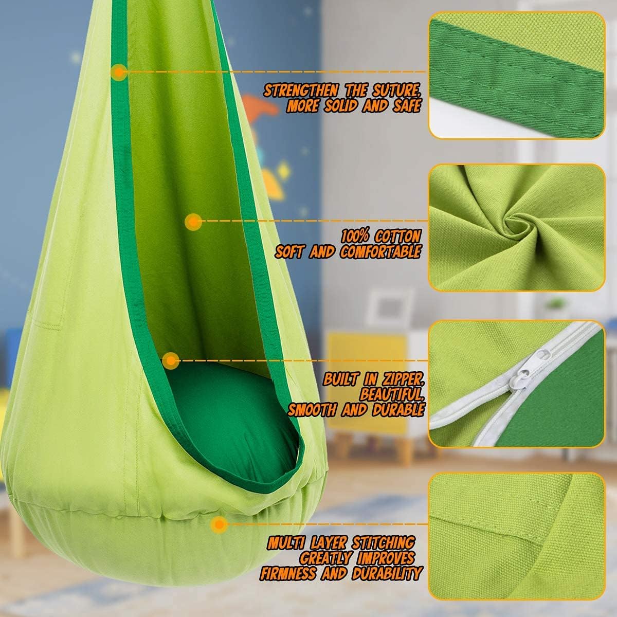 Comfort Swing Hængekøje – Beroligende og Legesyg Design