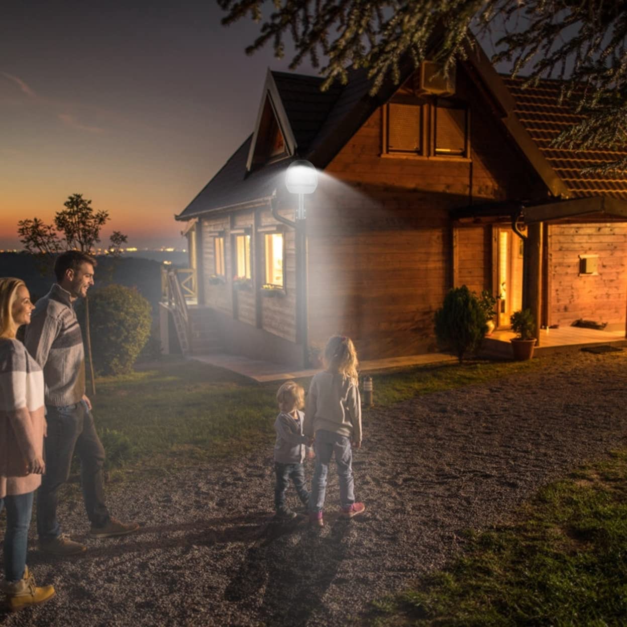 LumaPro LED Gadelampe – Smart Udendørs Energibesparer