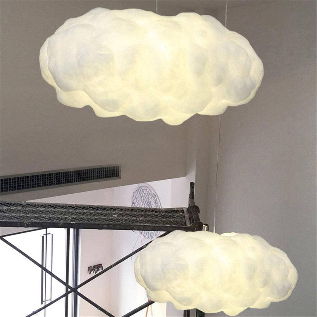 DreamGlow – Skyformet Pendellampe for Blødt Diffust Lys