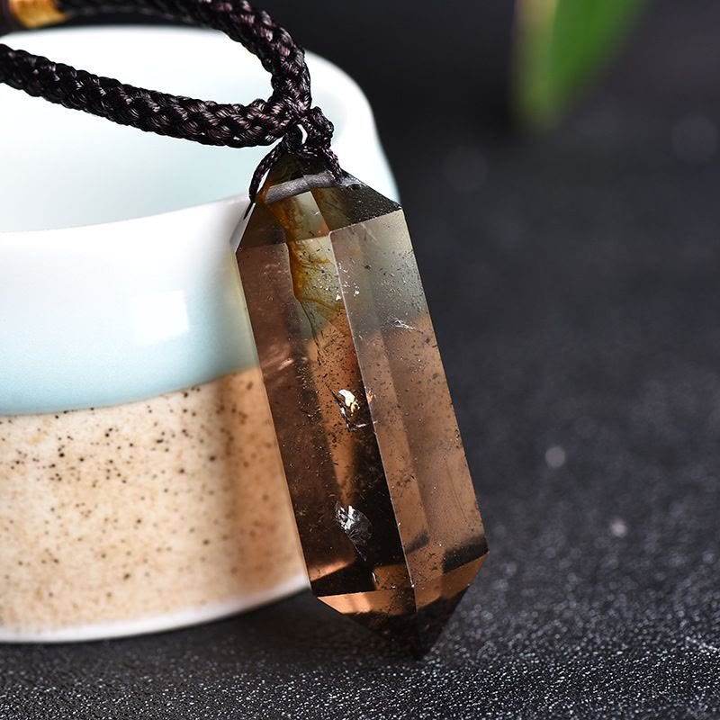 Naturlig Krystal-Amethyst Helende Halskæde – Lyra