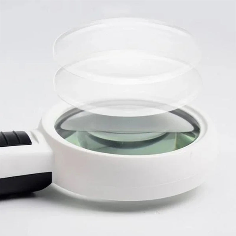 MagniBright – 30x optisk forstørrelsesglas med LED-belysning