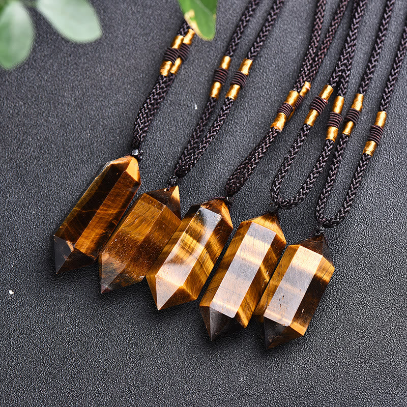 Naturlig Krystal-Amethyst Helende Halskæde – Lyra