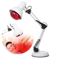 NovaRay Rødt Lys Terapi Lampe med Infrarød Varme på Tripod Stativ