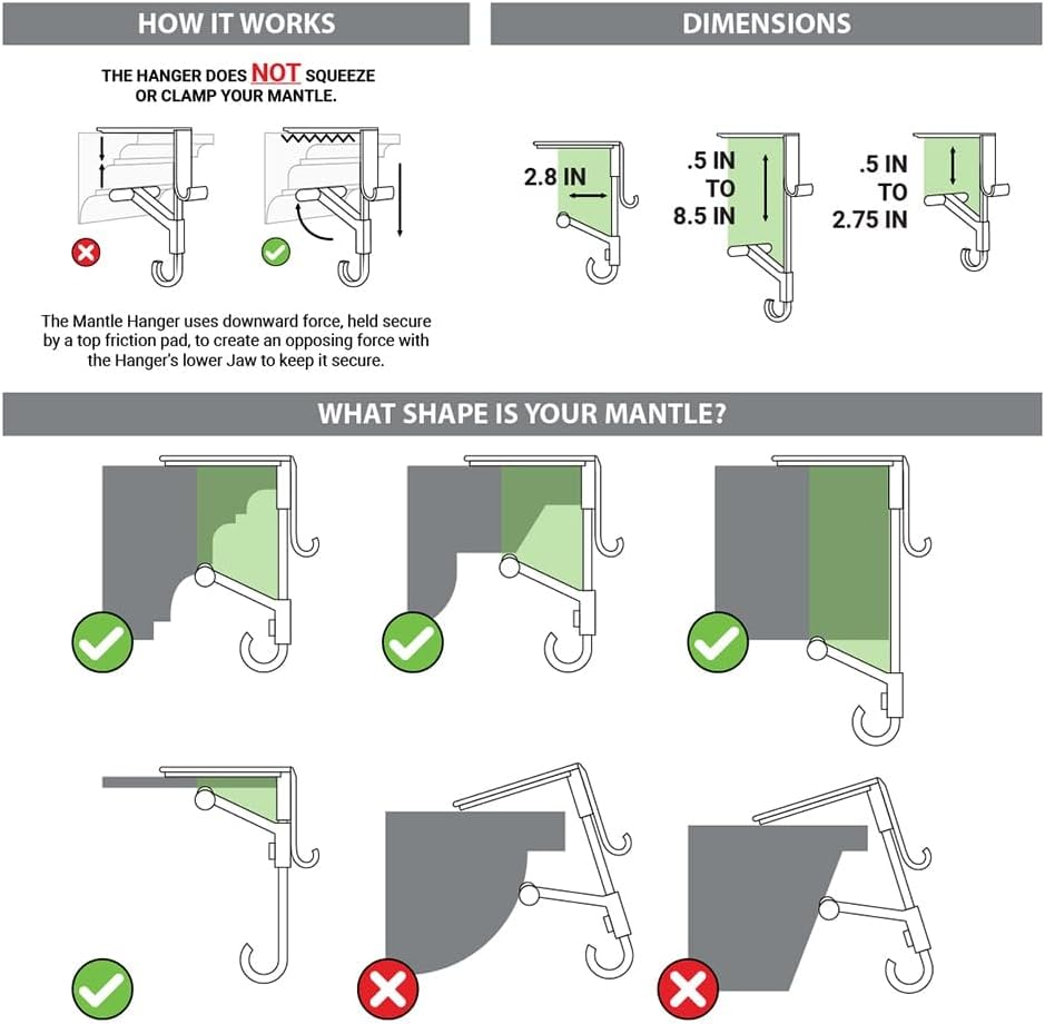 MerryMantle™ – Justerbar Mantelholder