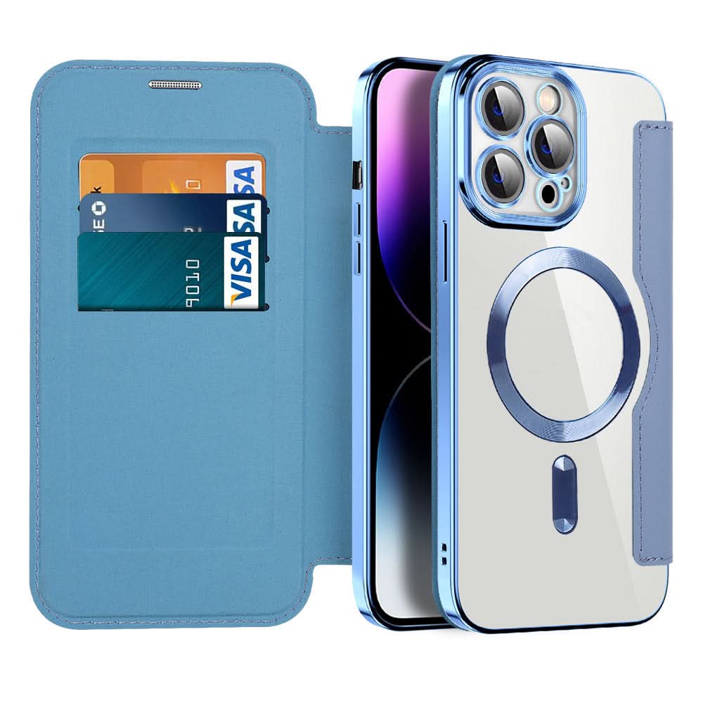 Magnetisk Læder Flip Etui iPhone 11–14 Serie
