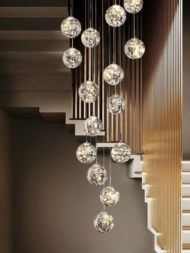 LuminaOrb Glas Globus Trappekrone Ambient Glow
