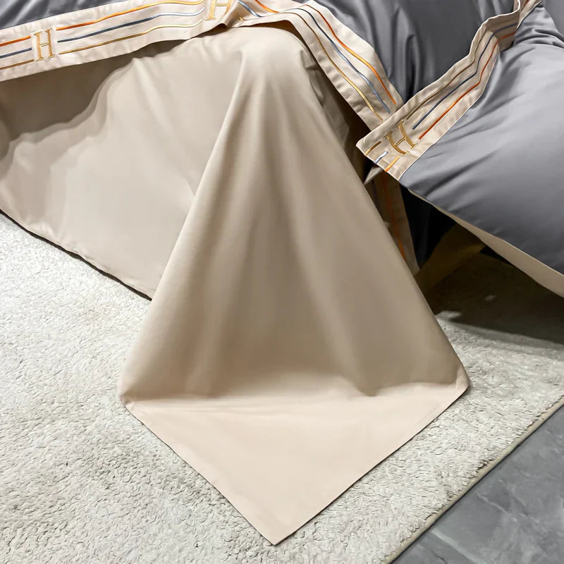Luksus Satin Sengetøj 4-delt Sæt - OpulenceSleep