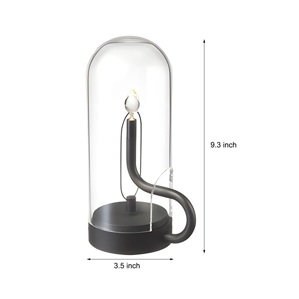 GlowNord - Genopladelig trådløs bordlampe med integreret LED-belysning og indbygget batteri