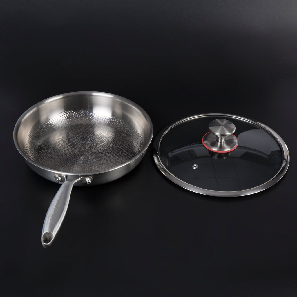 NovaTi Non-Coating Stegepande med Titanium Inderside Nonstick