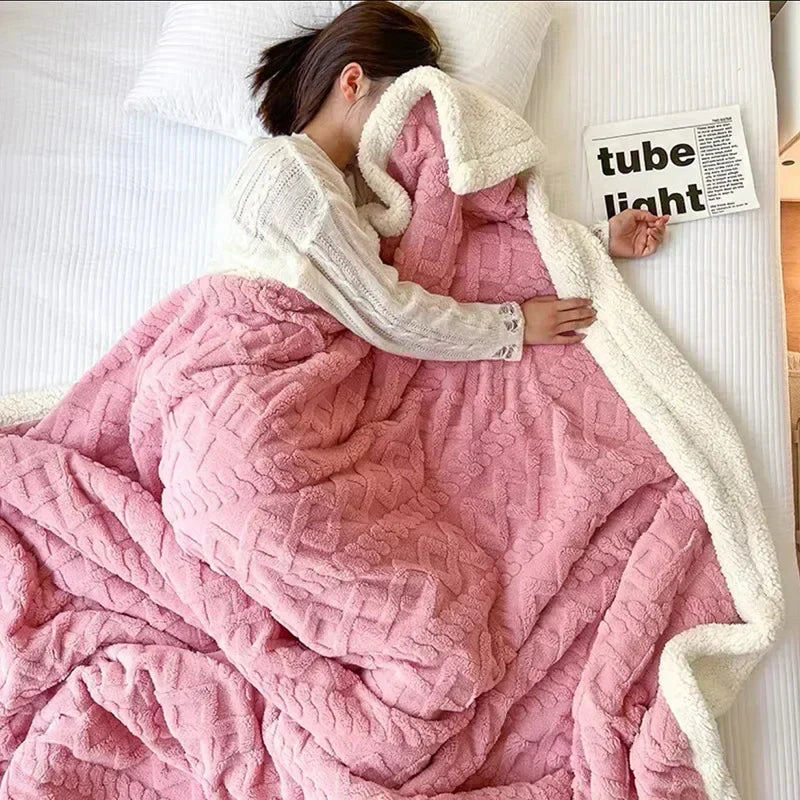 Vintertæppe Ekstra Blødt | Hygge Tæppe Til Sofa Og Seng