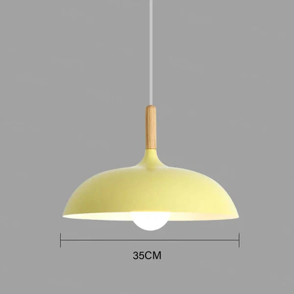 NordOak – LED Loftlampe i egetræ skandinavisk – Moderne & holdbar