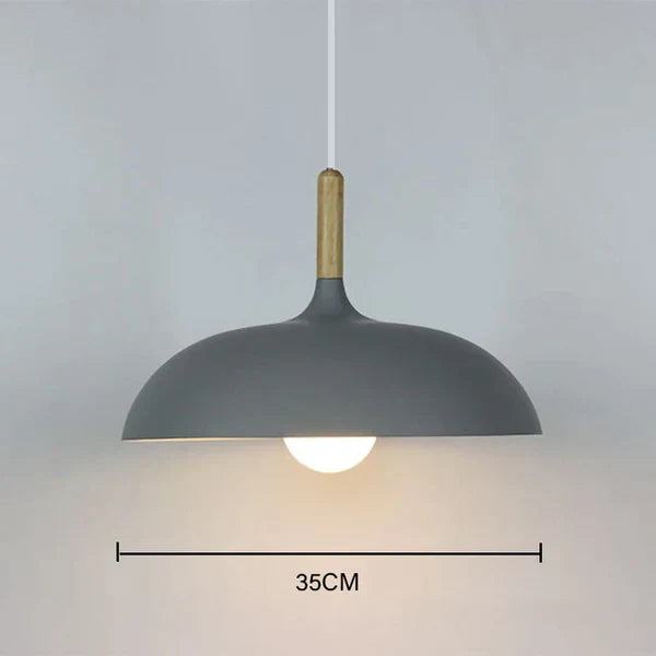 NordOak – LED Loftlampe i egetræ skandinavisk – Moderne & holdbar