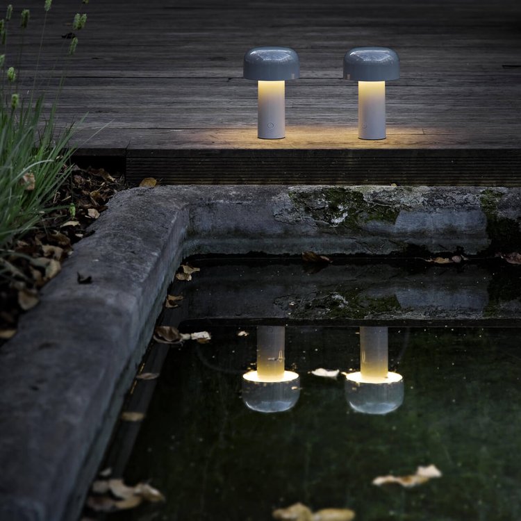 Bolendo HaloGleam | Svampe Genopladelig Bordlampe