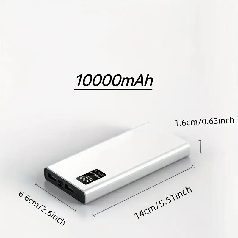 Kraftfuld Power Bank med Hurtig Opladning og Digital Batteri Display