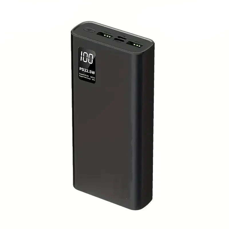 Kraftfuld Power Bank med Hurtig Opladning og Digital Batteri Display